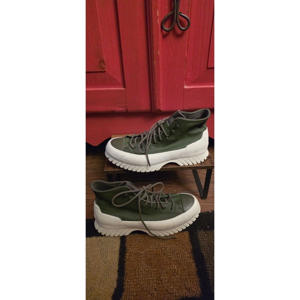 Converse Chuck Taylor W 8.5 M 6.5 All Star Lugged Winter 2.0 Cargo Khaki Olive